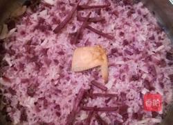 淮山紫薯糯米饭∽特意为庆国庆弄的!祝大家国庆节快乐!万事如蜜!的做法图解7