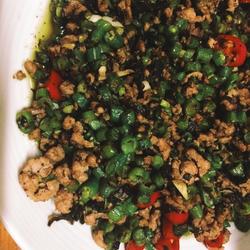 豆角肉末橄榄菜的做法[图]