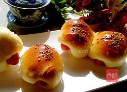 Illustration of how to make Q-intestine buns 11