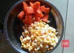 玉米红萝卜南瓜羹的做法图解1