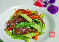 双椒腊肠炒荷兰豆的做法图解6