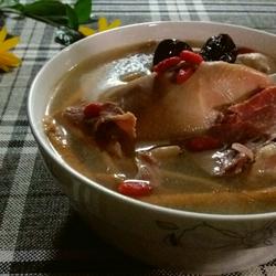 鸡火参杞汤的做法[图]
