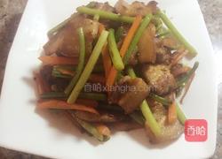 蒜苔回锅肉的做法图解8