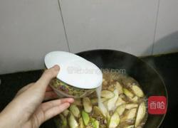 茭白炒肉丝的做法图解6