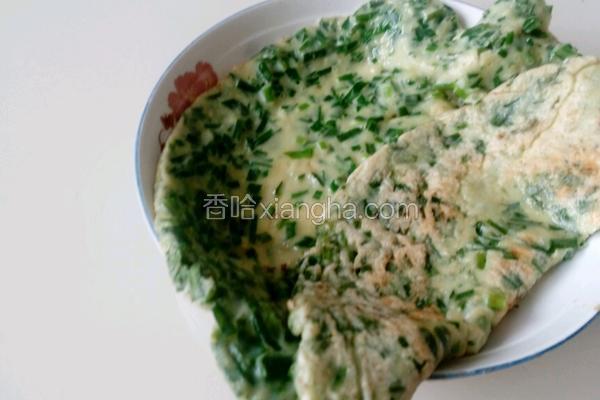 韭菜鸡蛋饼