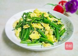 韭菜花炒鸡蛋的做法图解7