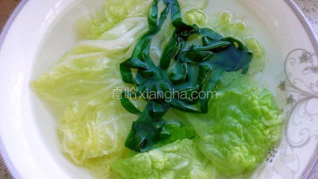 捞出放在凉水里