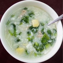 芥菜咸蛋瘦肉粥的做法[图]