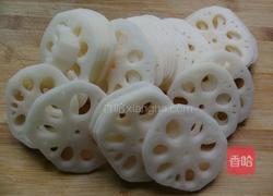 凉拌酸辣藕片的做法图解2