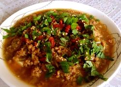 肉末蒸豆腐