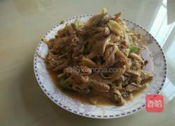 平菇炒肉的做法图解6