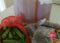 秋葵炒牛肉丸的做法图解1