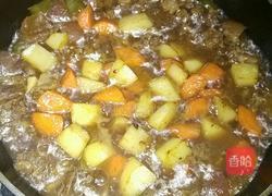 土豆胡萝卜烧牛腩的做法图解8