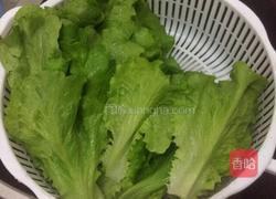 蒜香生菜的做法图解1