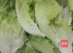 蒜香生菜的做法图解2