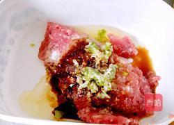 藕丁蒸茄盒的做法图解2