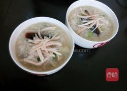鸡丝皮蛋粥的做法图解6