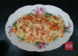 胡萝卜拌油皮豆腐的做法图解5