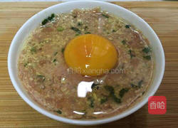 肉蒸鸡蛋糕的做法图解8