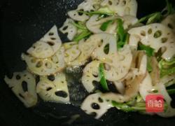 炒藕的做法图解5