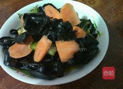大葱烧木耳的做法图解7