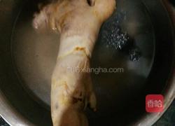 云豆烧猪蹄的做法图解2