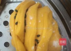 南瓜花卷的做法图解8