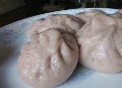 紫薯香菇肉包子