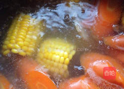 玉米红萝卜煲猪尾的做法图解5
