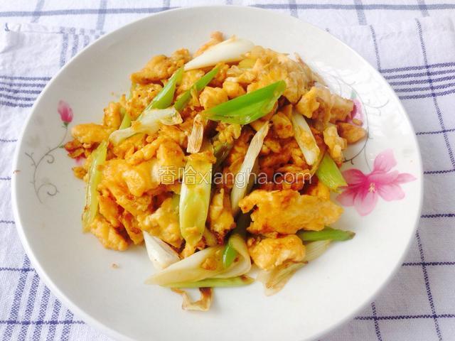 大葱炒蛋