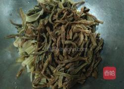 干菜炒腊肉的做法图解2