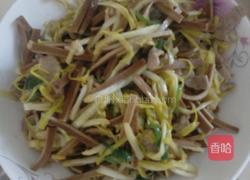 蒜黄小抄香干的做法图解4