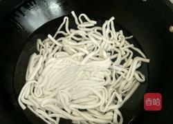 黄心菜炒土豆粉的做法图解3