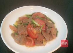 番茄炒猪肝的做法图解9