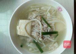 金针菇豆腐汤的做法图解12
