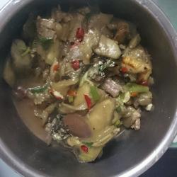 茄子炒薄荷叶的做法[图]