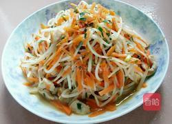 胡萝卜豆芽炒肉的做法图解11