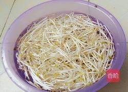 胡萝卜豆芽炒肉的做法图解2