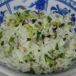 青菜腊肉炒饭的做法[图]