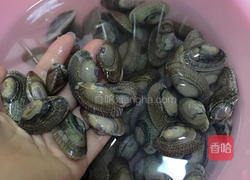 蒜蓉花甲的做法图解1