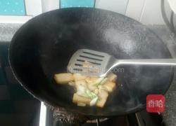 油菜烧豆腐的做法图解3
