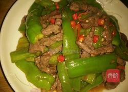 青椒牛柳的做法图解5
