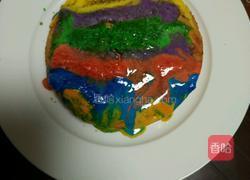 彩虹涂鸦蛋糕的做法图解13