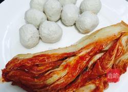 韩式辣白菜大酱汤的做法图解2