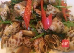 爆炒花螺的做法图解9
