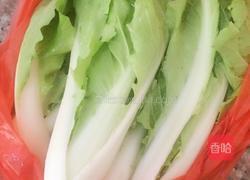 素炒小白菜的做法图解1