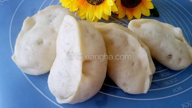 萝卜馅蒸饺子