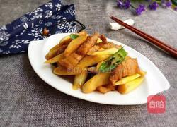 五花肉炒茭白的做法图解9