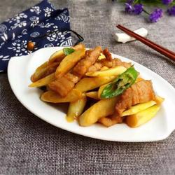 五花肉炒茭白的做法[图]