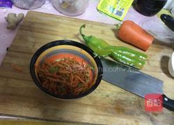 胡萝卜青椒面饼的做法图解4